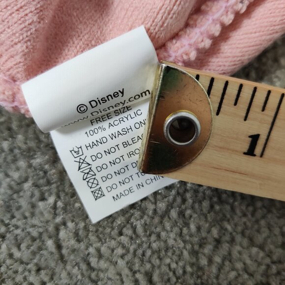 Disney Kids Beanie Cap Knitted Pink Minnie Mouse Girl Casual Fall Winter Hat - Picture 4 of 5